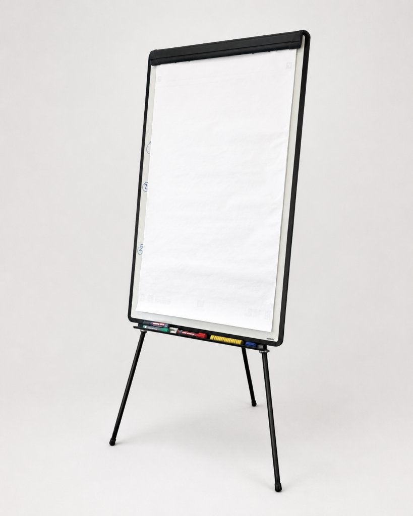 Whiteboard / flipover op standaard, Ophalen, Gebruikt, Whiteboard