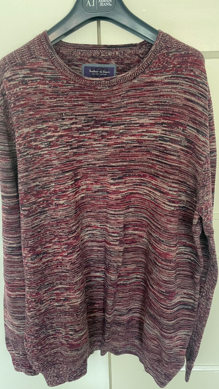 Te koop: trui, Tailer&Sons, gemeleerd, maat XXL, Kleding | Heren, Ophalen of Verzenden, Zo goed als nieuw, Overige maten, Blauw
