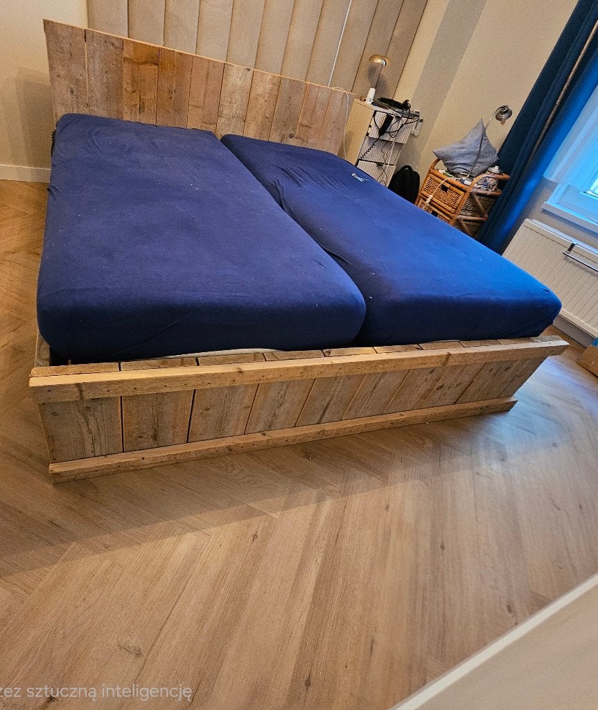 Bedframe 180x200, Ophalen, Gebruikt, Tweepersoons, 180 cm