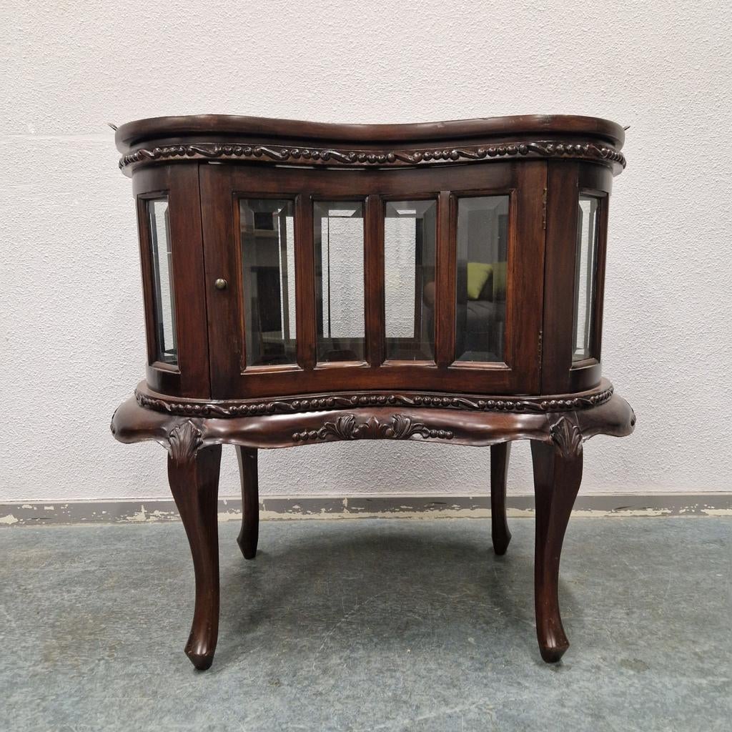 Vintage theekast wijntafel klassieke bijzettafel drankkastje, Ophalen of Verzenden