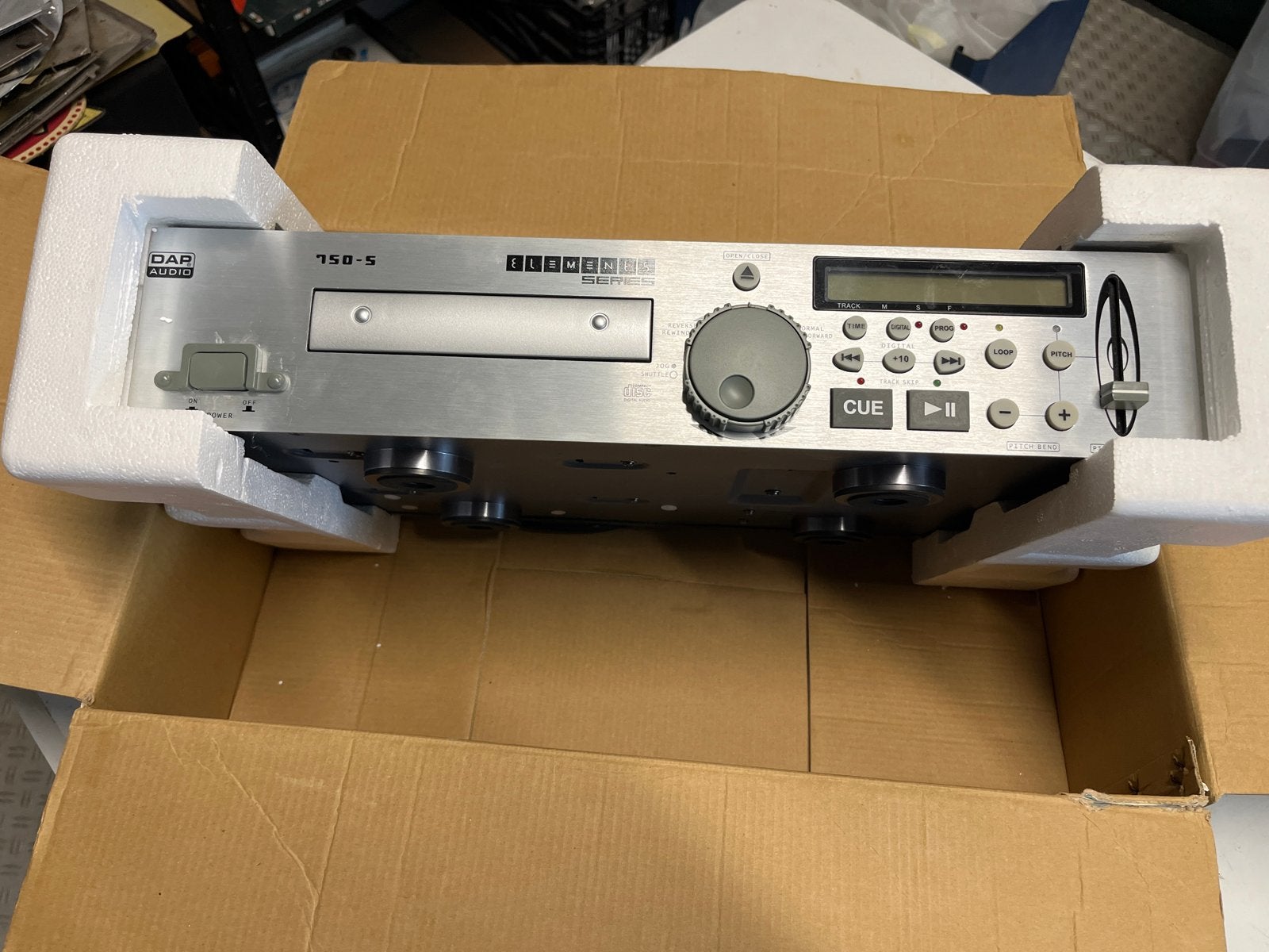 DAP Audio 750-S Single CD Player - Nieuw in doos, Ophalen of Verzenden, Nieuw, Overige merken