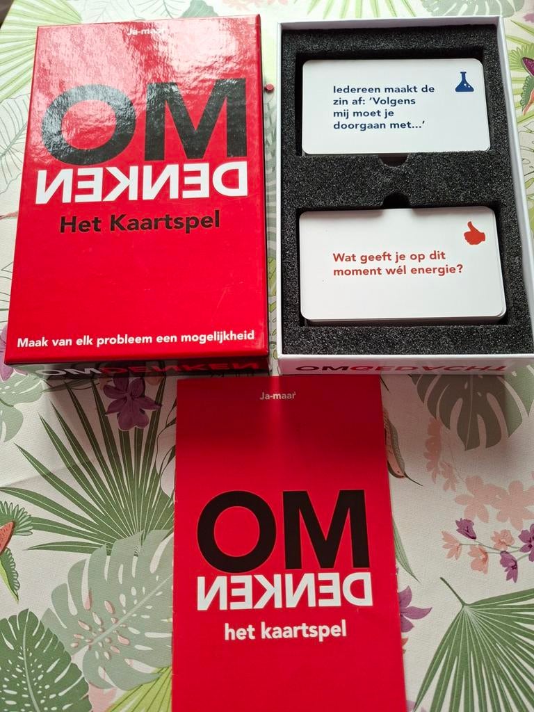 Kaartspel omdenken als nieuw, Ophalen of Verzenden, Zo goed als nieuw
