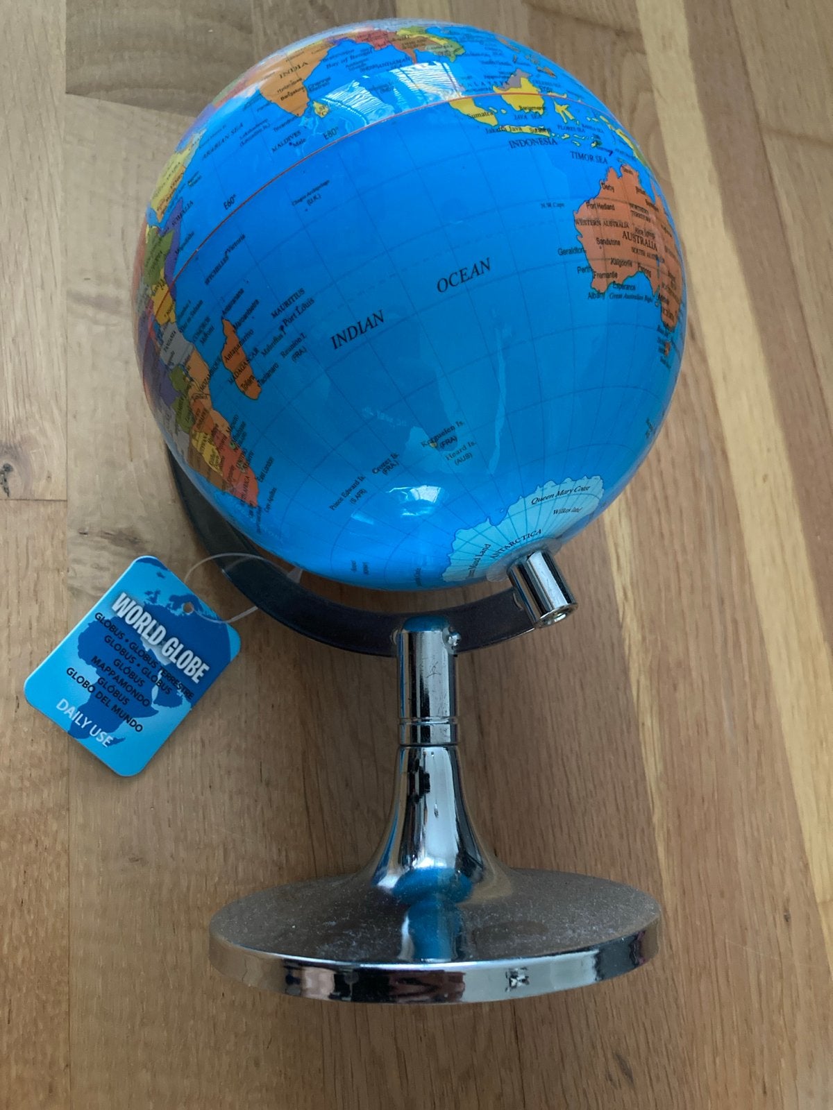 Wereldbol - Educatief en Decoratief, Huis en Inrichting, Kunststof, Draaibaar, Ophalen of Verzenden, Zo goed als nieuw