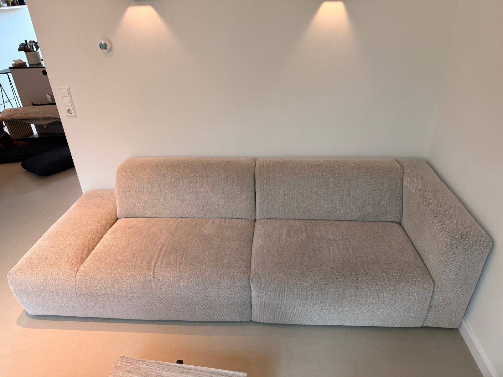 Stijlvolle bank, pas 1,5 jaar oud!, Huis en Inrichting, 250 tot 300 cm, 100 tot 125 cm, Ophalen of Verzenden, Zo goed als nieuw