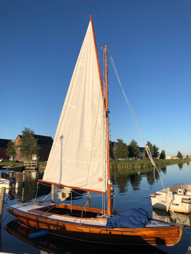 Opgeknapte Houten BM 16m2 zeilboot, Ophalen, Gebruikt