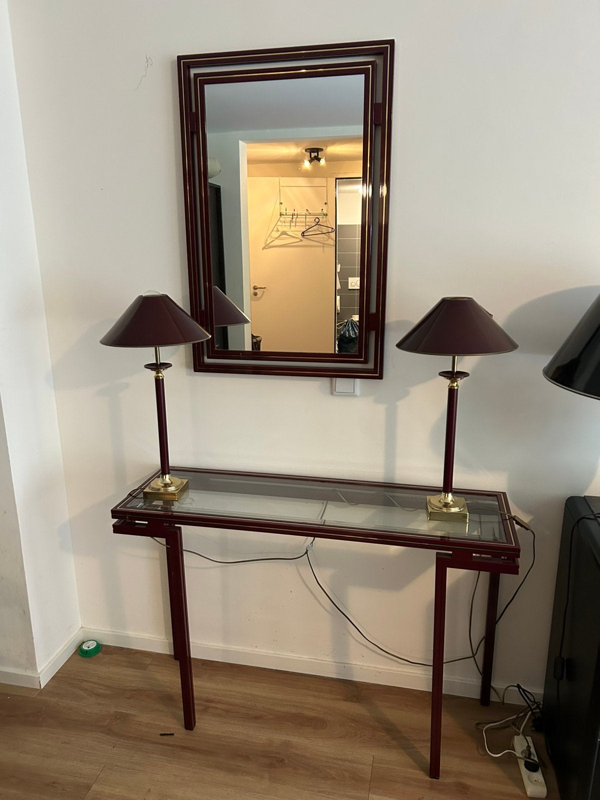 Pierre vandel console tafel incl spiegel, Ophalen, Huis en Inrichting