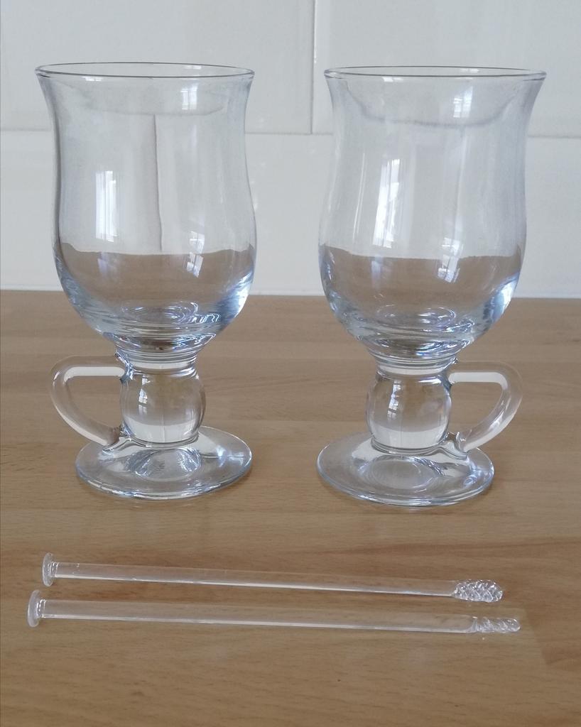 Irish coffee glazen, Ophalen, Glas of Glazen, Nieuw, Glas