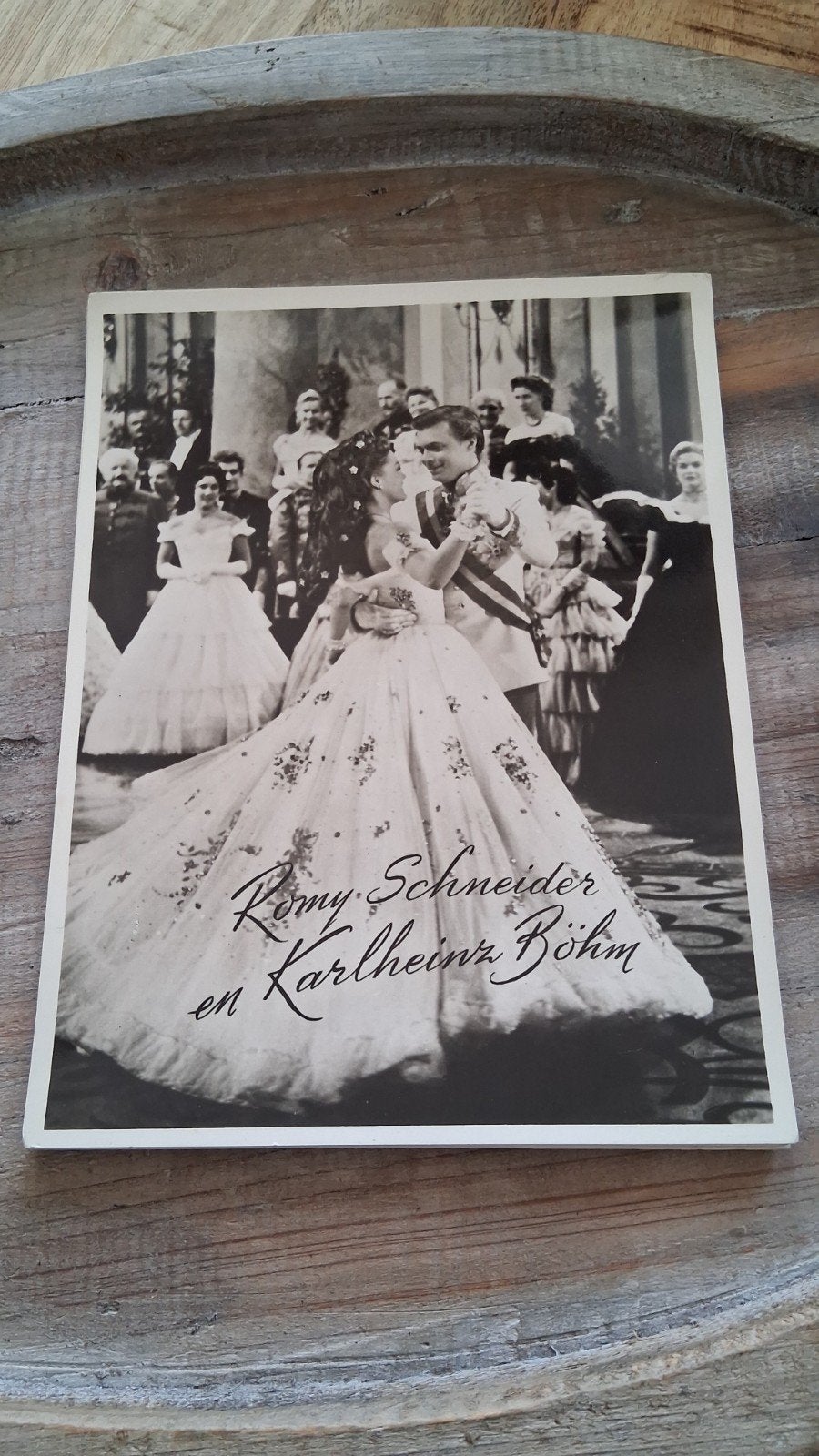 Romy Schneider & Karlheinz Böhm - A4 foto, Verzamelen, Ophalen of Verzenden, 1940 tot 1960