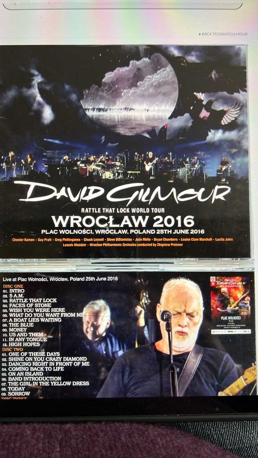 GEZOCHT David Gilmour live in Wroclaw, Import, Engels, Alle leeftijden, Ophalen of Verzenden