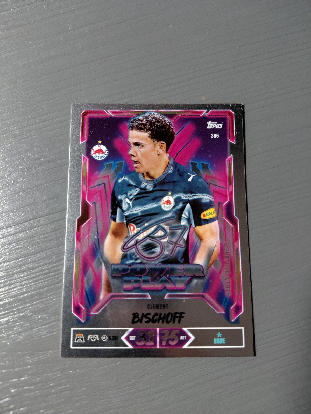 clement bischoff (zalsburg/nec) topps match attax 2027, Ophalen of Verzenden, Nieuw