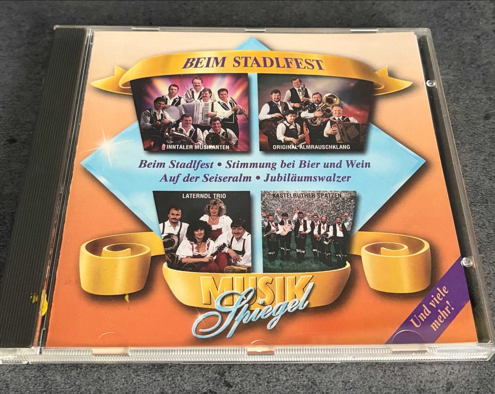 Musik Spiegel - Beim Stadlfest CD (Schlagers, Volksmuziek), Cd's en Dvd's, Ophalen of Verzenden, Gebruikt, Verzamelalbum, Inclusief doosje