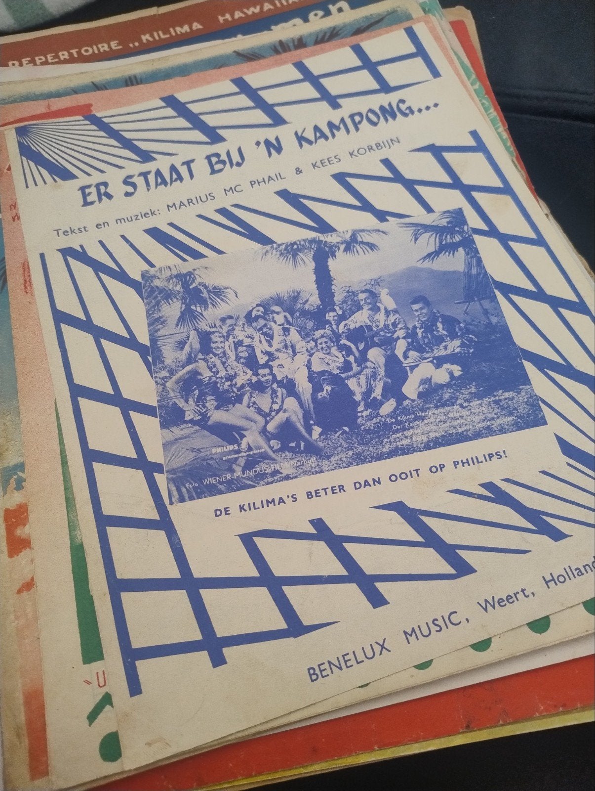 🔴 Stapel muziekboeken van de Kilima Hawaiians, Ophalen of Verzenden, Gelezen, Artiest