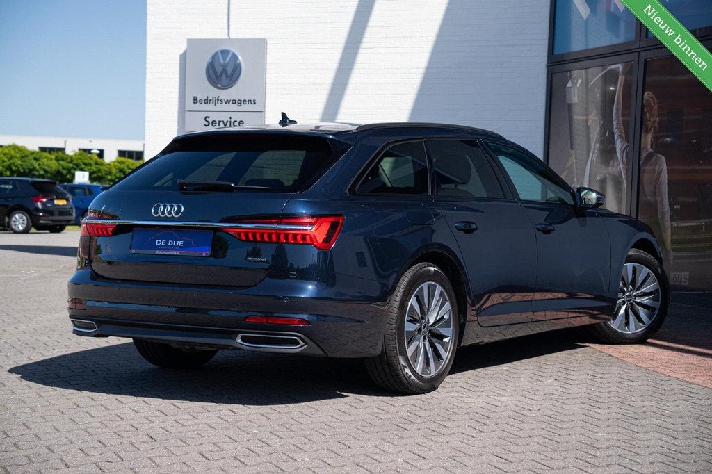 Audi A6 Avant 50 TFSI e Quattro Edition|BTW|Matrix|Trekhaak|, Auto's, Automaat, Gebruikt, Zwart, 4 cilinders