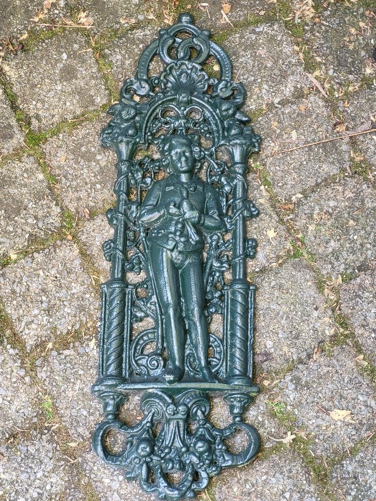 Gietijzeren wandpaneel, Ophalen of Verzenden, Zo goed als nieuw