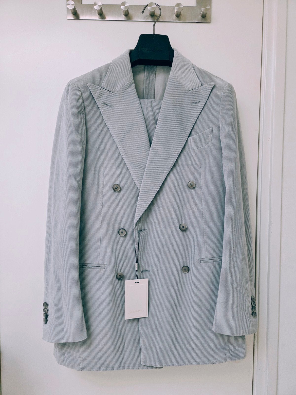 Suitsupply Havana corduroy pak | Maat 46 | Nieuw, Nieuw, Ophalen of Verzenden, Grijs, Maat 46 (S) of kleiner