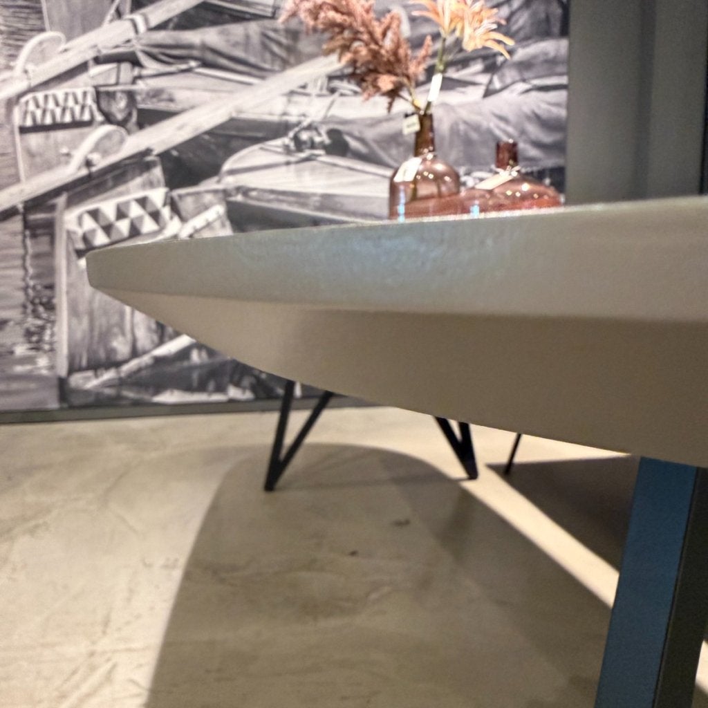Eettafel DUTCHZ 110 - 260x105 - Tonvormig Grijs - House of, Niet ingevuld, Niet ingevuld, Niet ingevuld