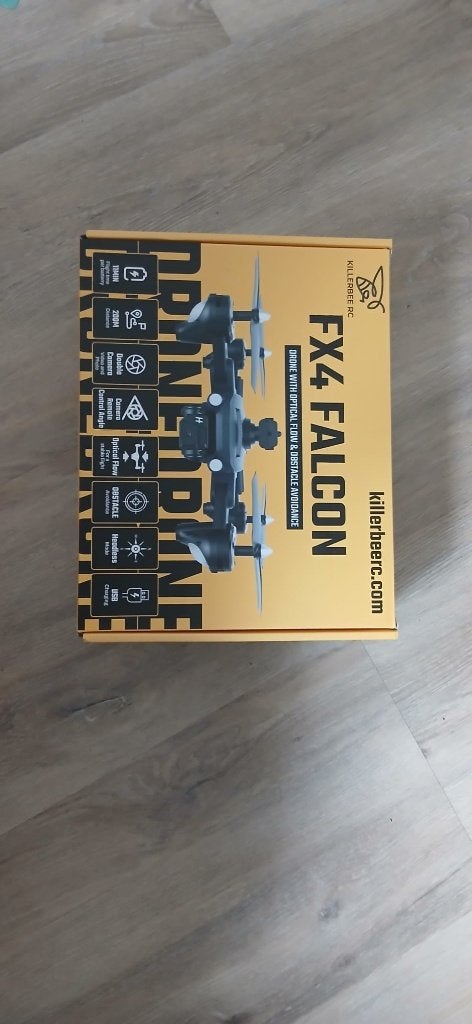 killerbee fx4 falcon, Obstakel-ontwijking, Gebruikt, 30 tot 45 minuten, Cameradrone