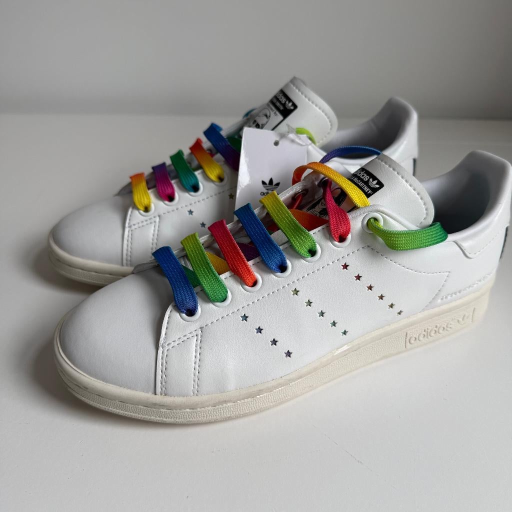 Adidas Stan Smith x Stella McCartney - maat 38, Wit, Nieuw, Ophalen of Verzenden, Sneakers of Gympen
