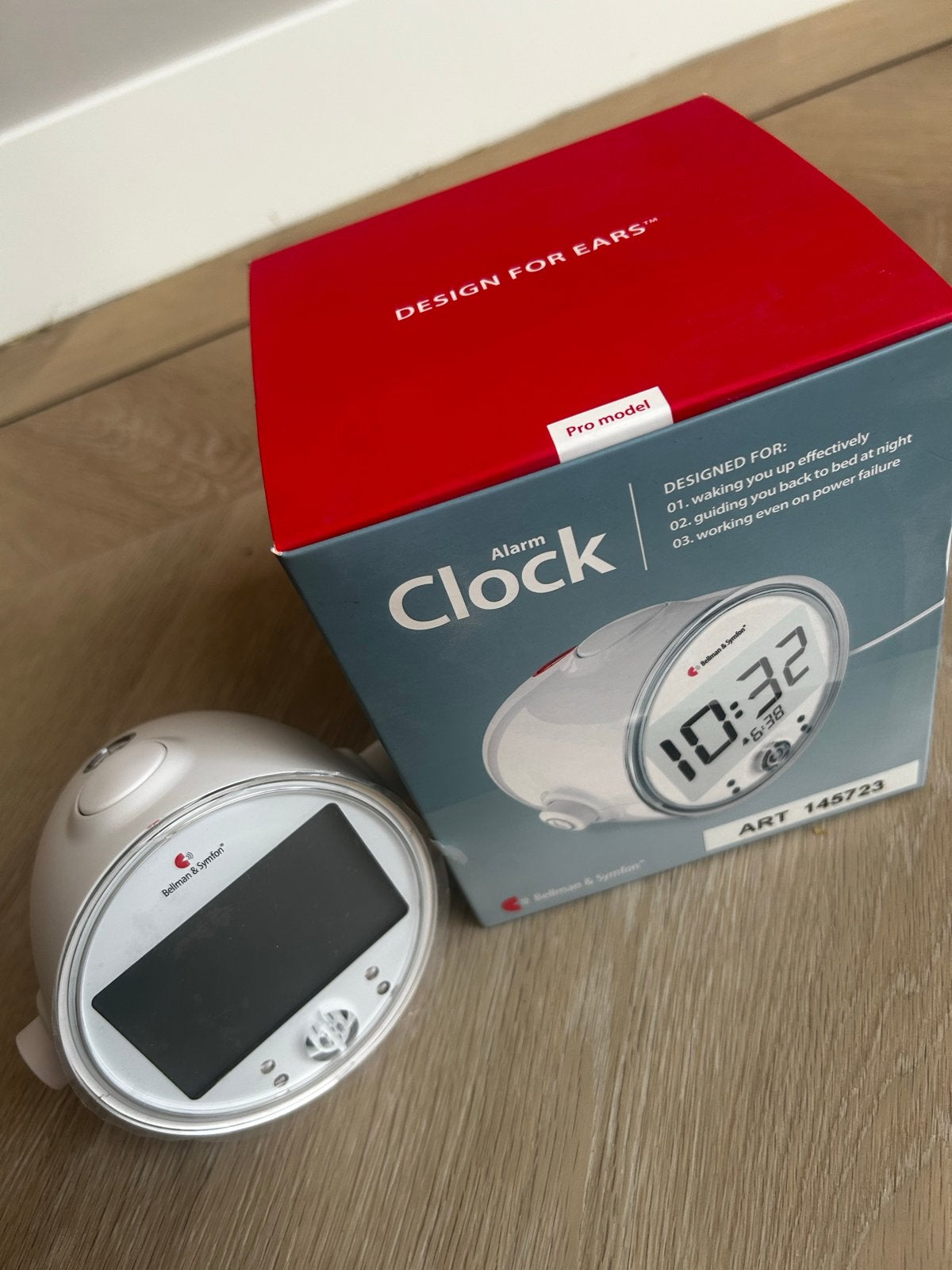 Bellman & Symfon Alarm Clock Pro BE1370 – Nieuwstaat met doo, Witgoed en Apparatuur, Wekkers, Ophalen of Verzenden, Nieuw, Digitaal