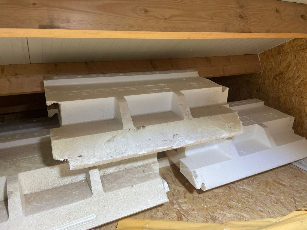 Funderingsbekisting met vorstrand Kingspan, Ophalen, 12 cm of meer, Nieuw, 5 tot 10 m²