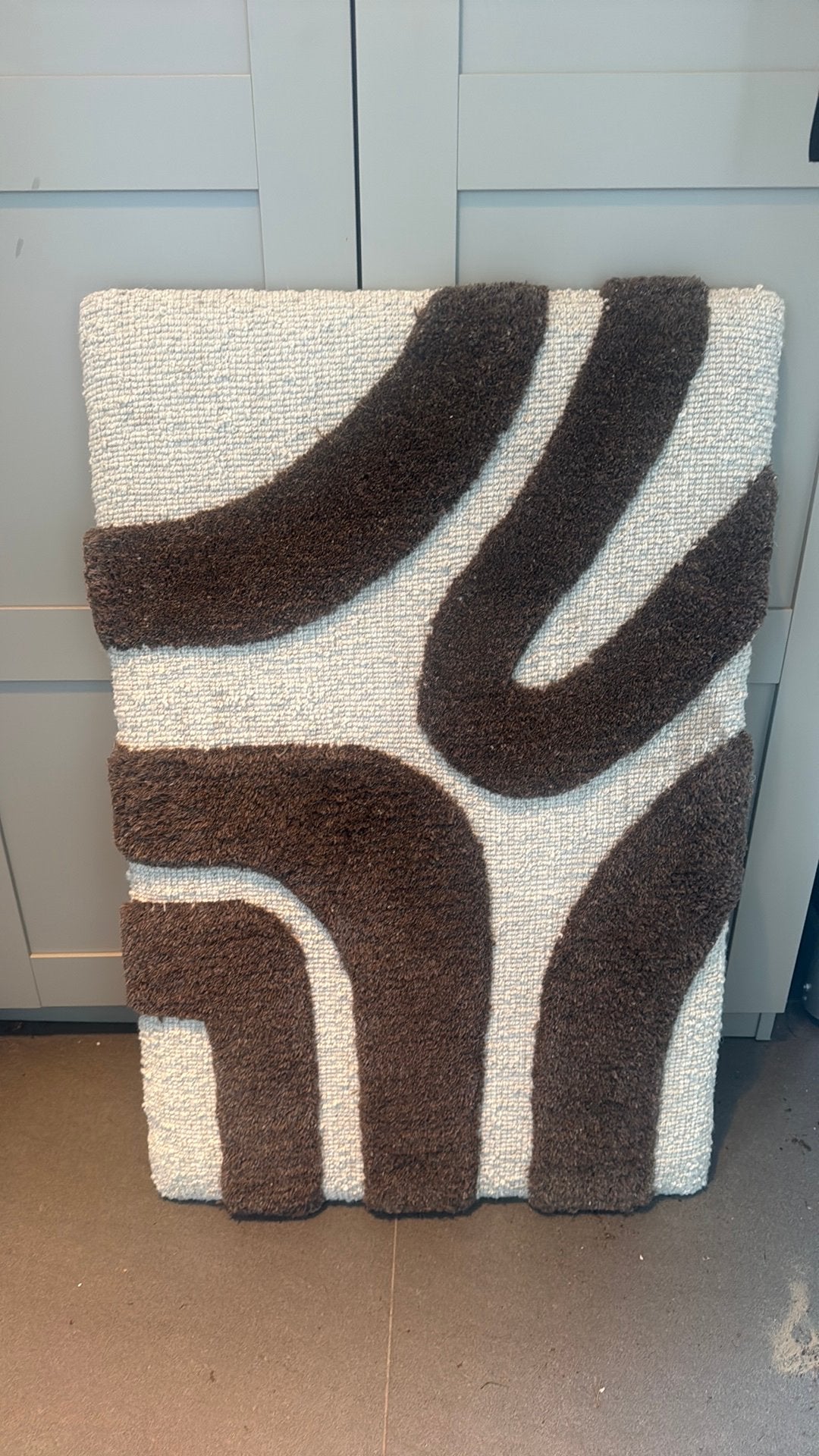 Japandi wandkleed bruin beige, Bruin, 200 cm of meer, Ophalen of Verzenden, Zo goed als nieuw