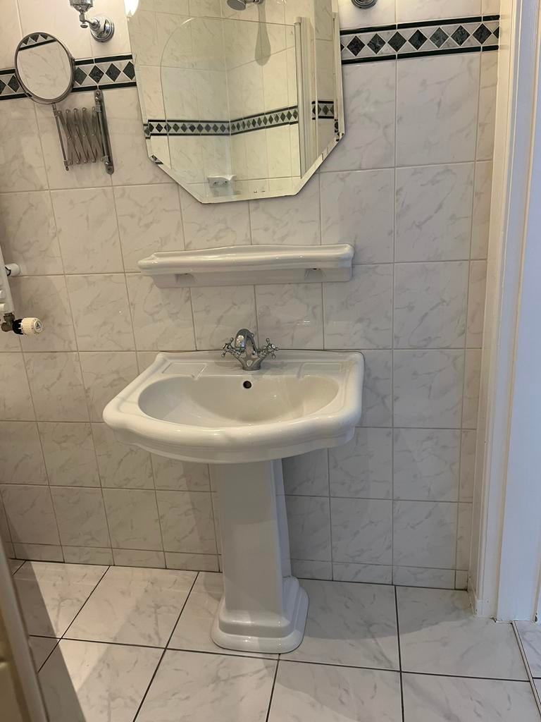 Wc pot en wastafel nostalgisch, Ophalen of Verzenden, Zo goed als nieuw