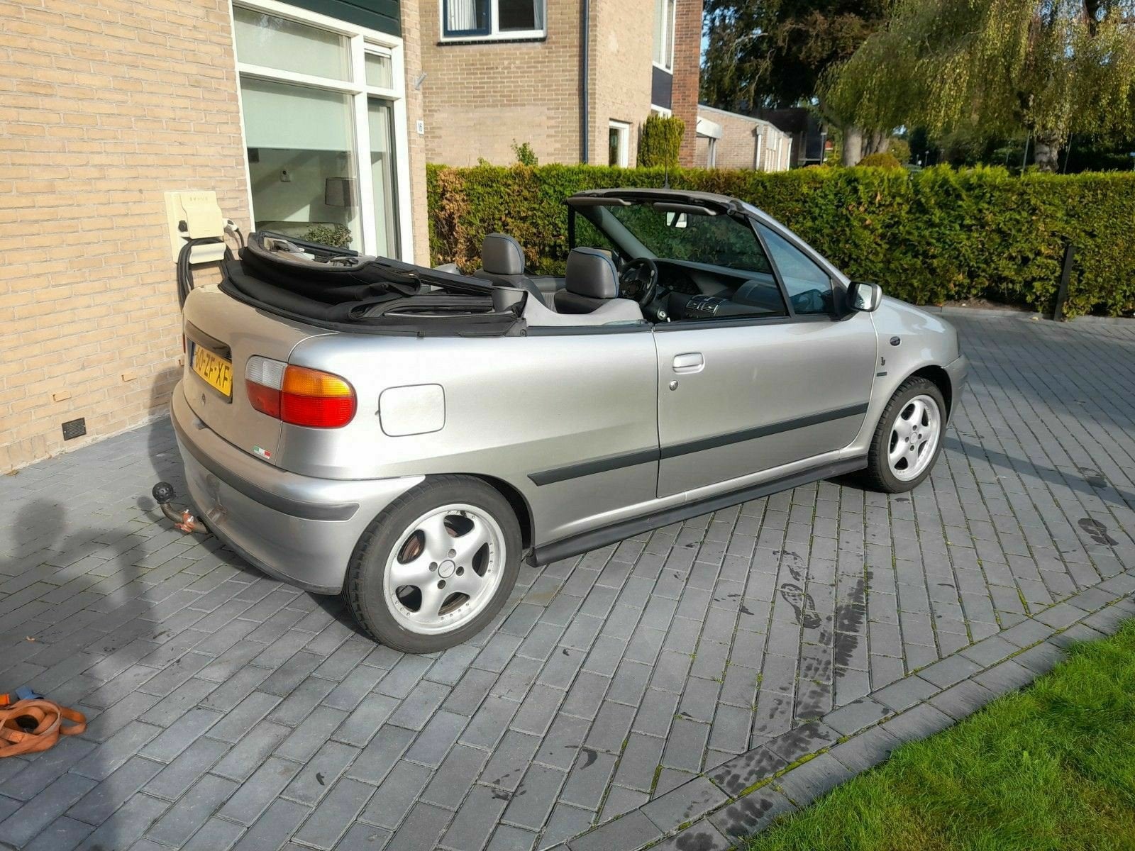 Fiat Punto 1.2 ELX Cabrio 16V 1997 APK nieuw!, Voorwielaandrijving, 40 €/maand, 1242 cc, 4 cilinders