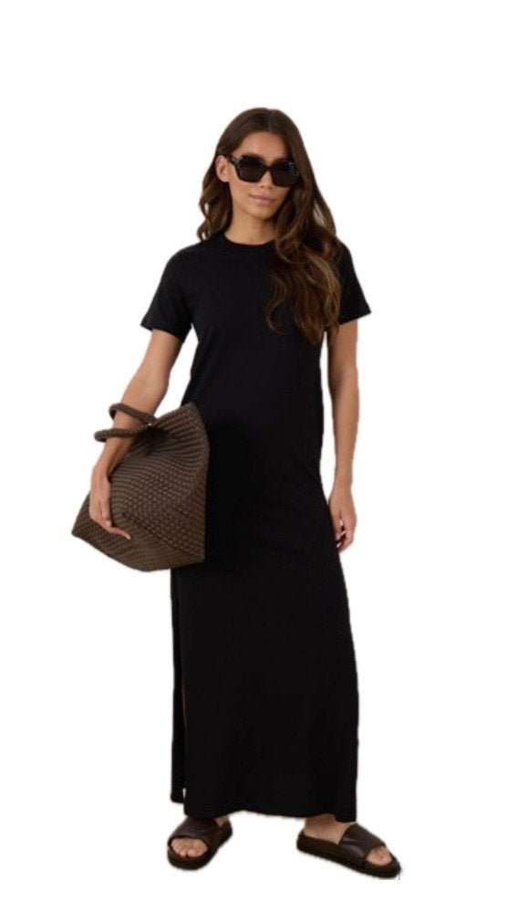 Closed jurk katoen - Maat XS, Kleding | Dames, Ophalen of Verzenden, Maat 34 (XS) of kleiner, Gedragen, Onder de knie