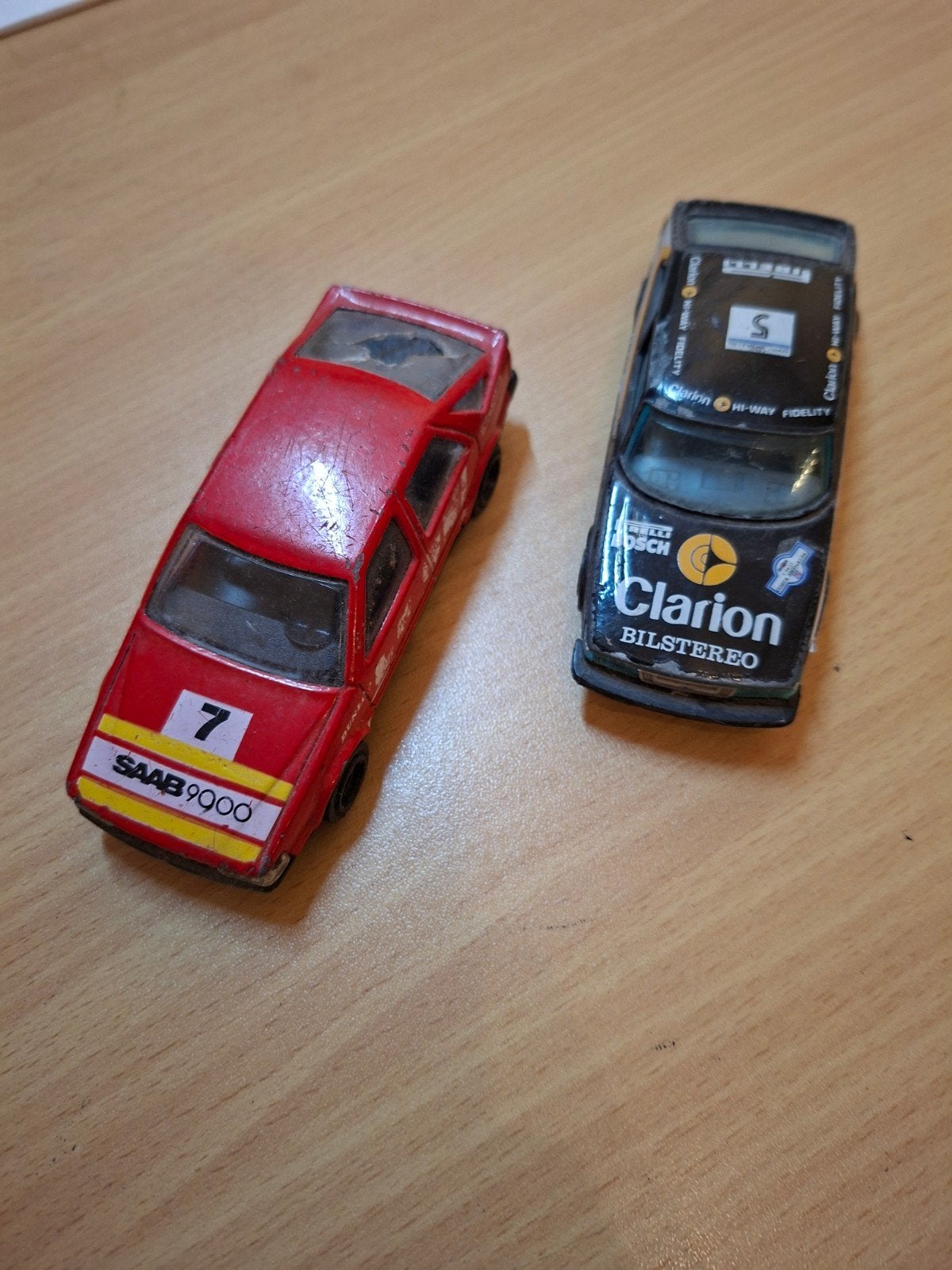 Corgi Saab 9000 en Saab 99 Turbo modelauto's, Ophalen of Verzenden, Gebruikt, Auto