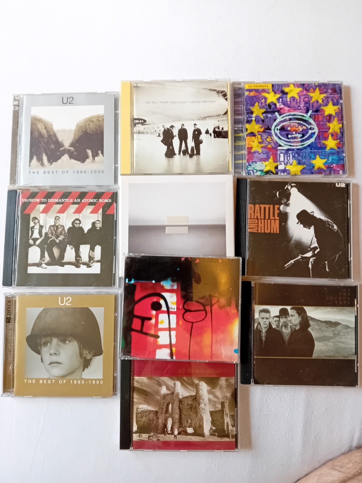 U2 CD Collectie: 10 CD's, Ophalen of Verzenden, Gebruikt, Album, Inclusief doosje