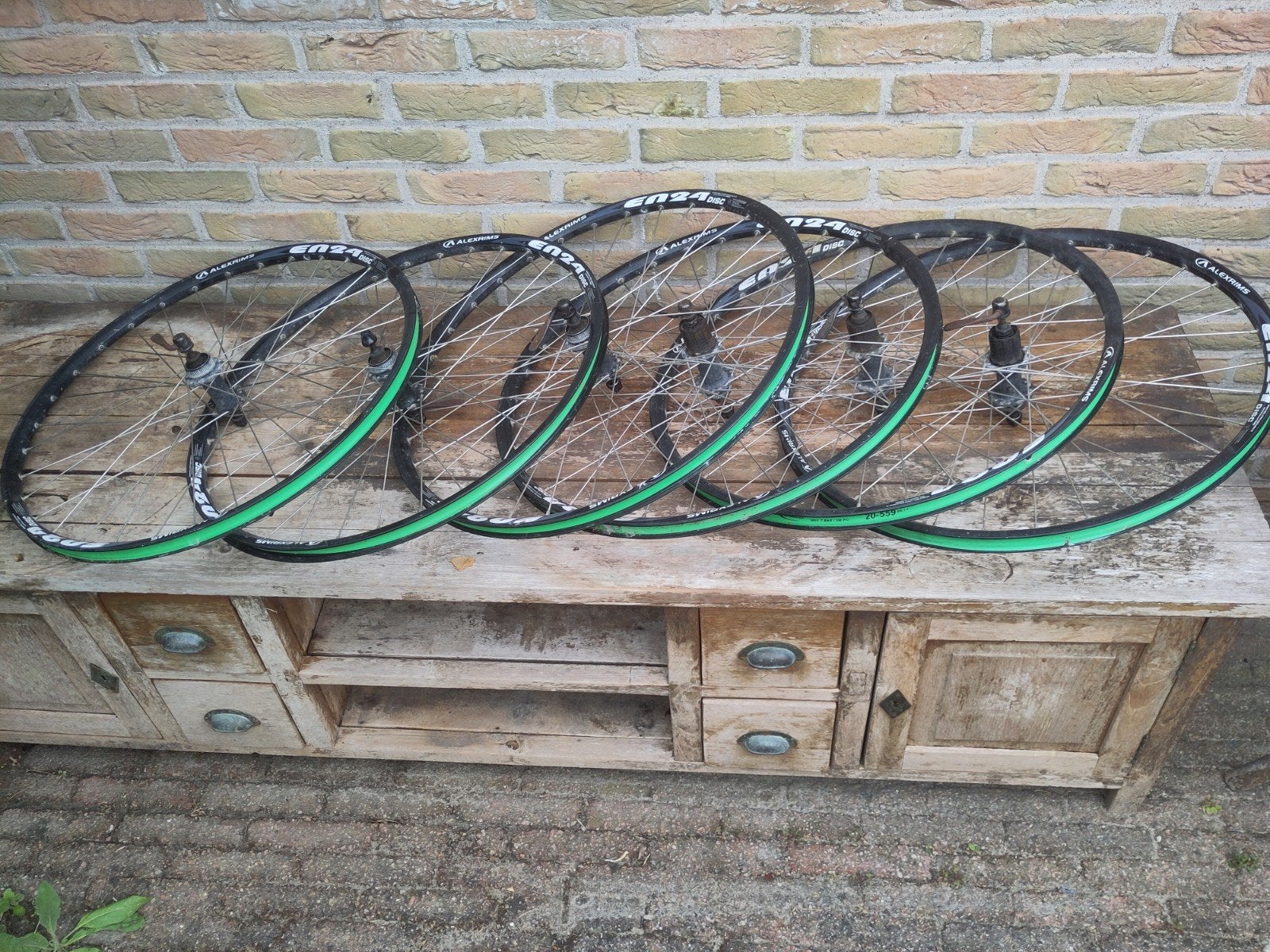 3 set's wielen - 26 inch, Ophalen, Gebruikt, Wiel