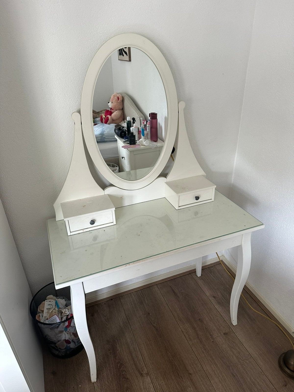 Ikea kaptafel, Huis en Inrichting, Tafels | Kaptafels, Ophalen, Gebruikt, 50 tot 100 cm, Minder dan 100 cm