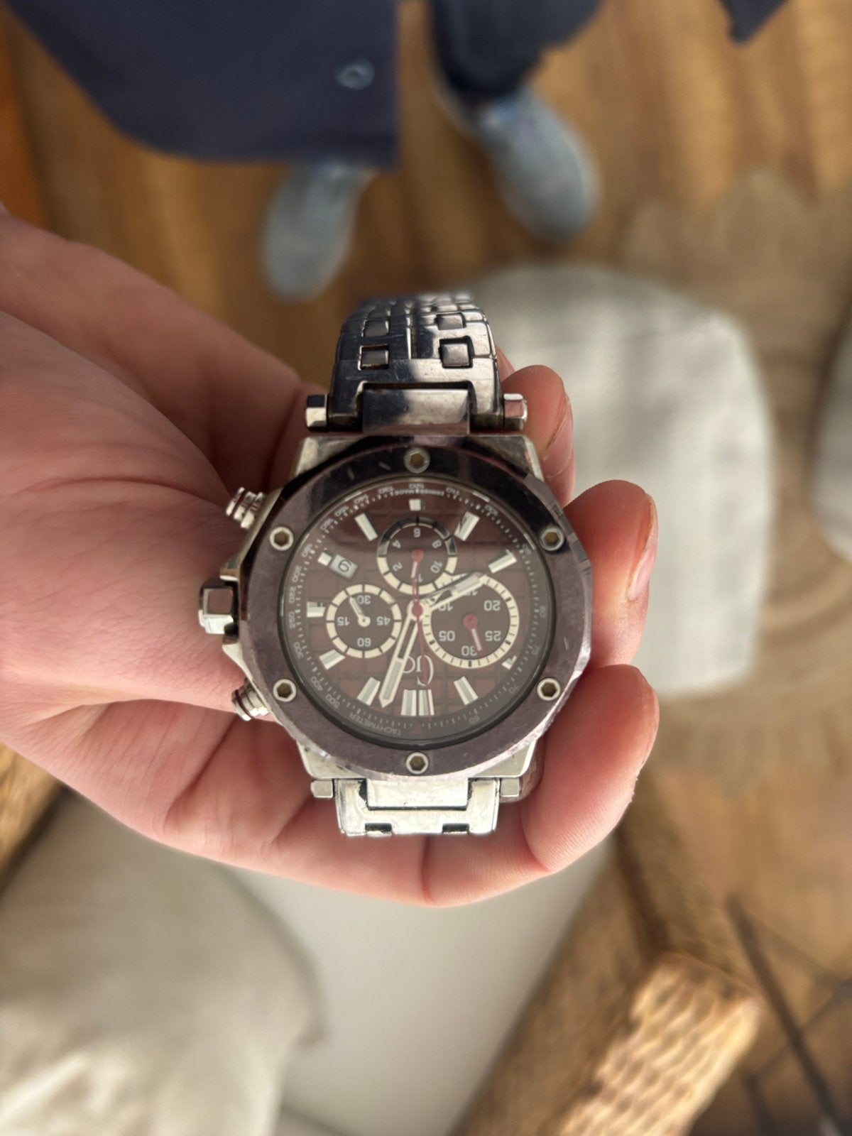 Gc (guess collection horloge swiss made), Ophalen of Verzenden, Zo goed als nieuw, Staal, Overige merken