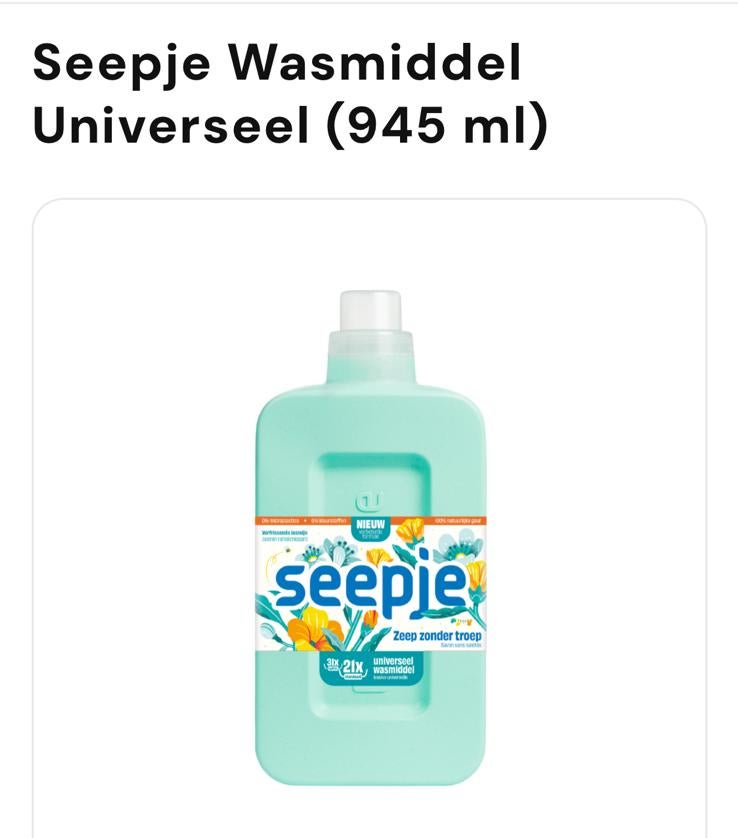 Seepje universeel, Huis en Inrichting, Ophalen of Verzenden, Schoonmaakmiddel