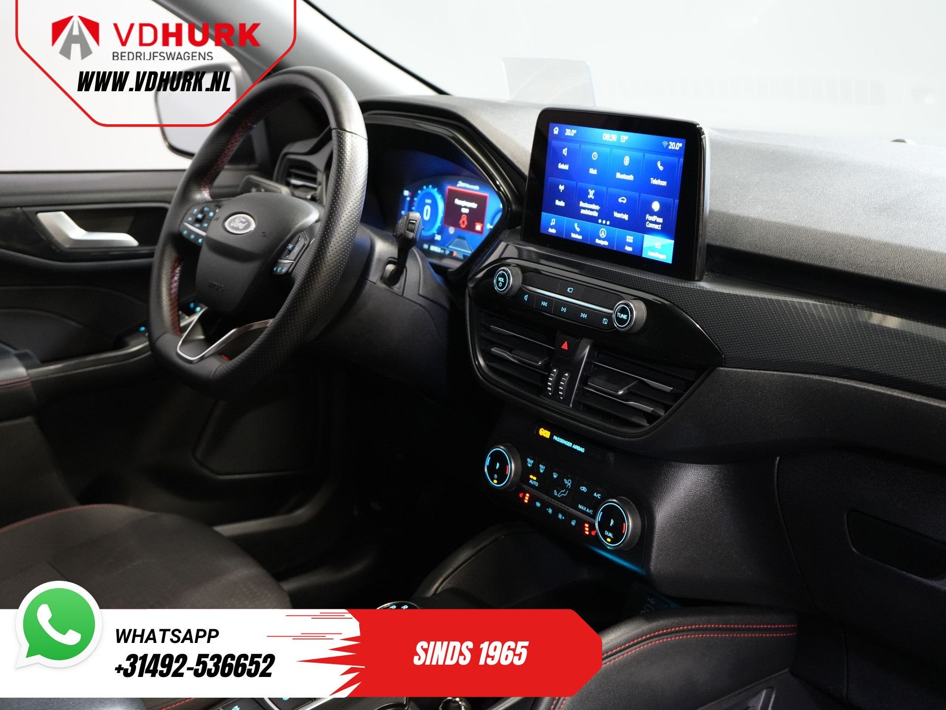 Ford Kuga 2.5 PHEV 225 pk ST-Line LED/ Head-Up/ Adapt.cruise, Auto's, Ford, Gebruikt, 4 cilinders, Blauw, Adaptive Cruise Control