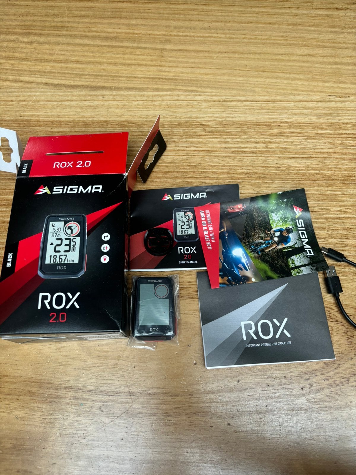 Rox 2.0 fietscomputer, Ophalen of Verzenden, Zo goed als nieuw