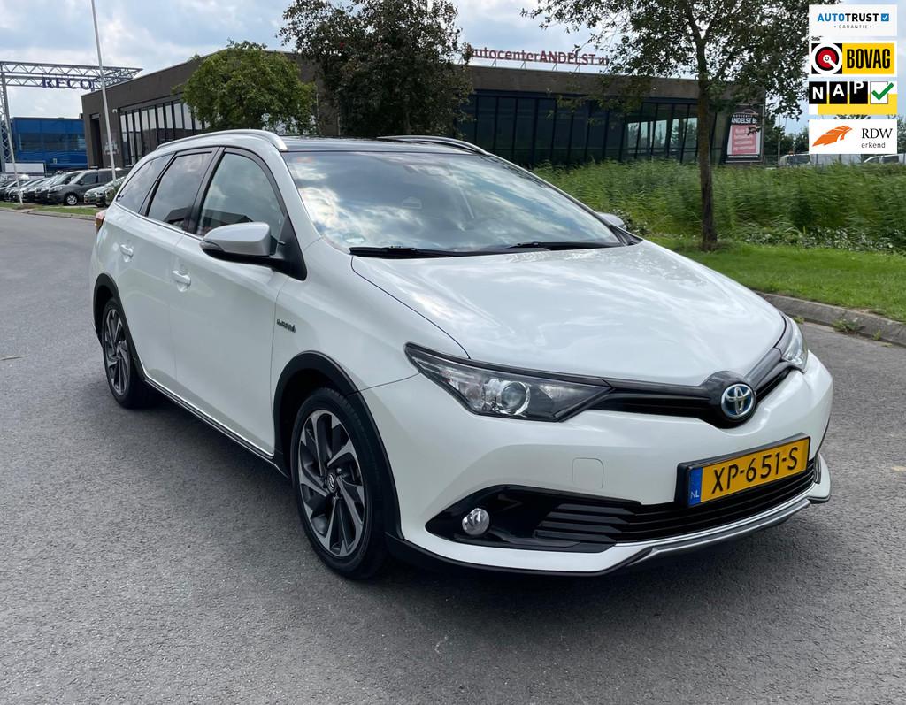 Toyota Auris Touring Sports 1.8 Hybrid Freestyle Aut, Pano,, Stof, Gebruikt, Euro 6, Wit