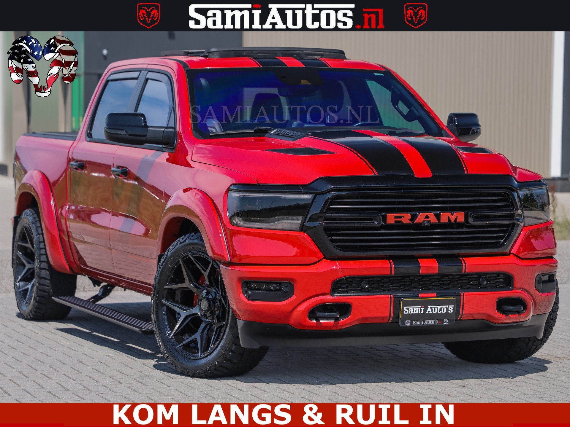 Dodge Ram GT TRX PACK | 5.7 V8 HEMI | FLAME RED | HULK PACK, Auto's, Gebruikt, 5654 cc, Met garantie (alle), 402 pk