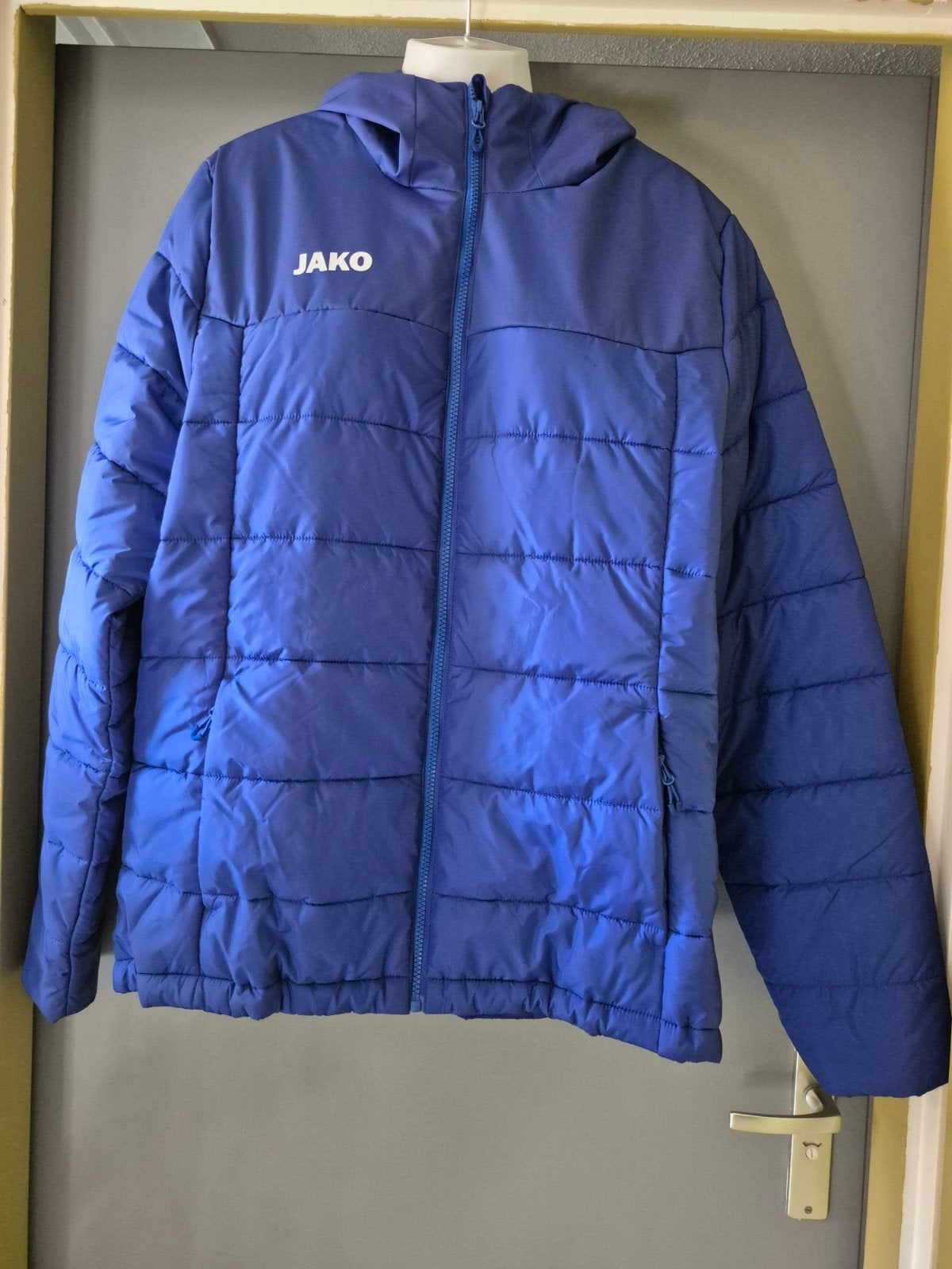 Heren herfstjas, Ophalen, Maat 52/54 (L), Blauw, Zo goed als nieuw
