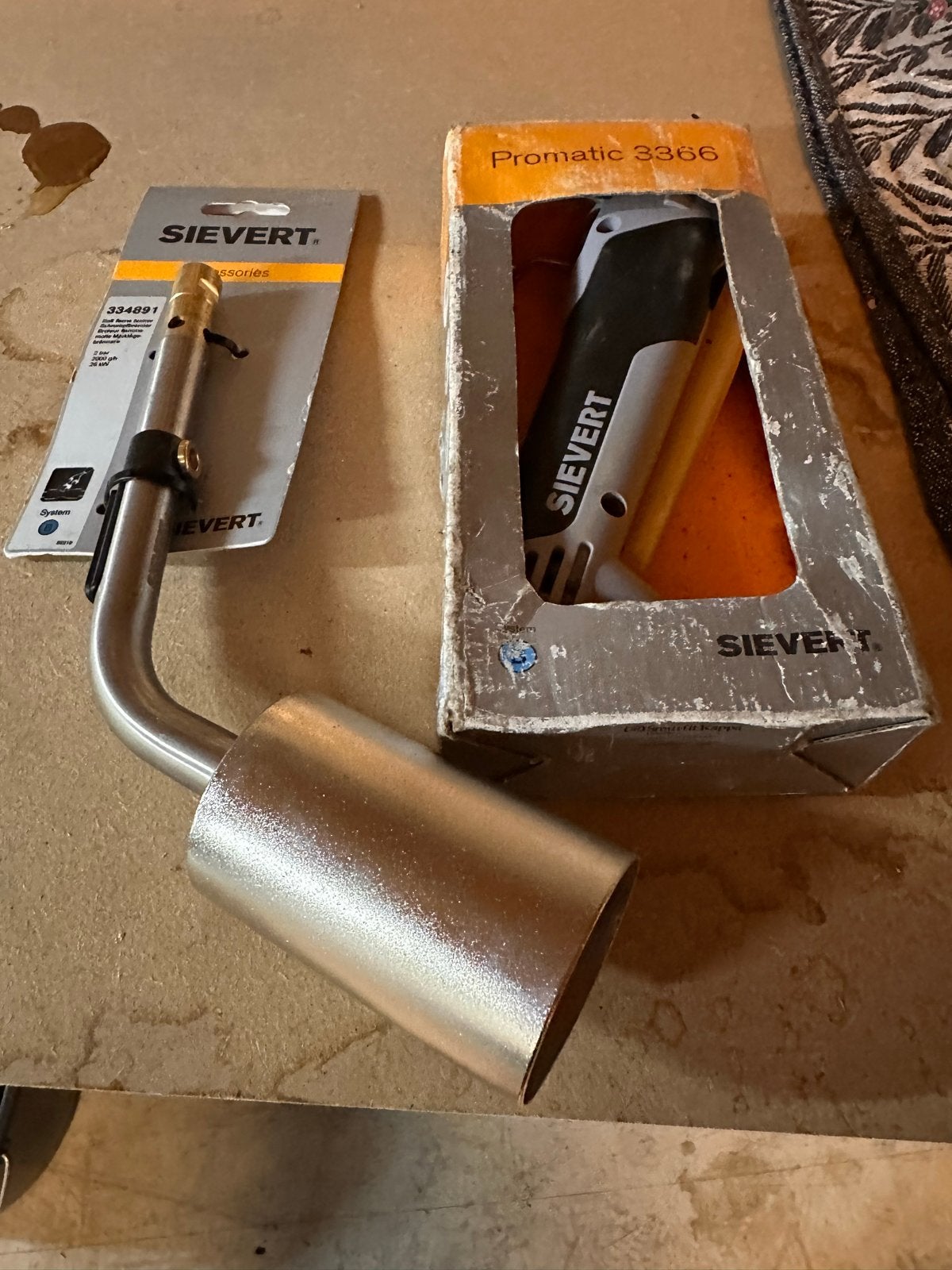 Siegert Promatic 3366 brander met toebehoren, Ophalen of Verzenden, Nieuw, Overige typen, Overige merken