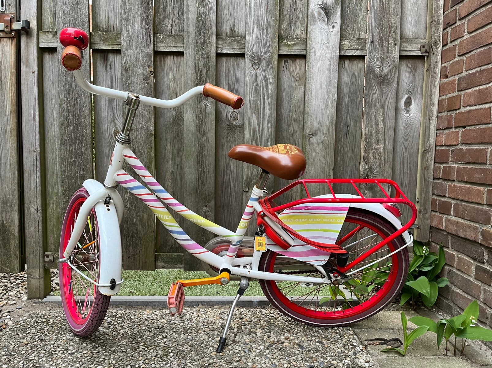 Kinderfiets Loekie Oilily 20 inch, Ophalen, Gebruikt, Terugtraprem, 20 inch