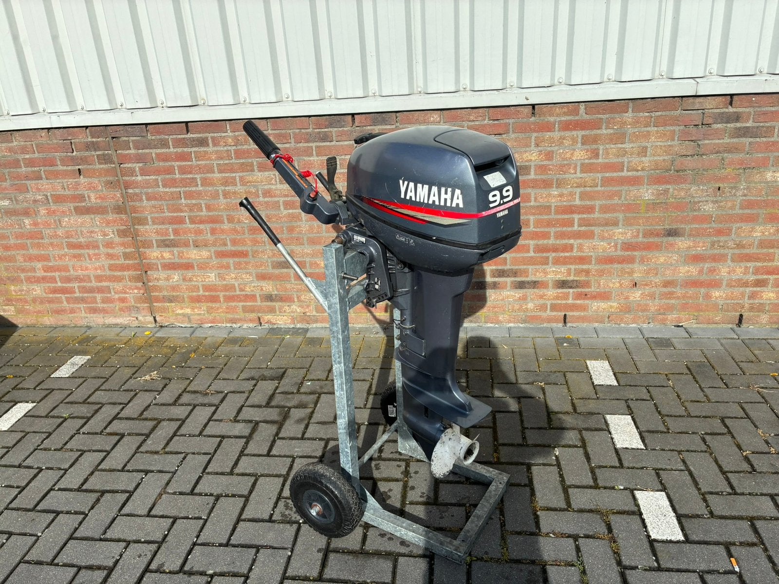 Yamaha 15 pk 2 takt , kortstaart  knuppel , vaarklaar !, 10 tot 30 pk, Elektrische start, Ophalen of Verzenden, Yamaha
