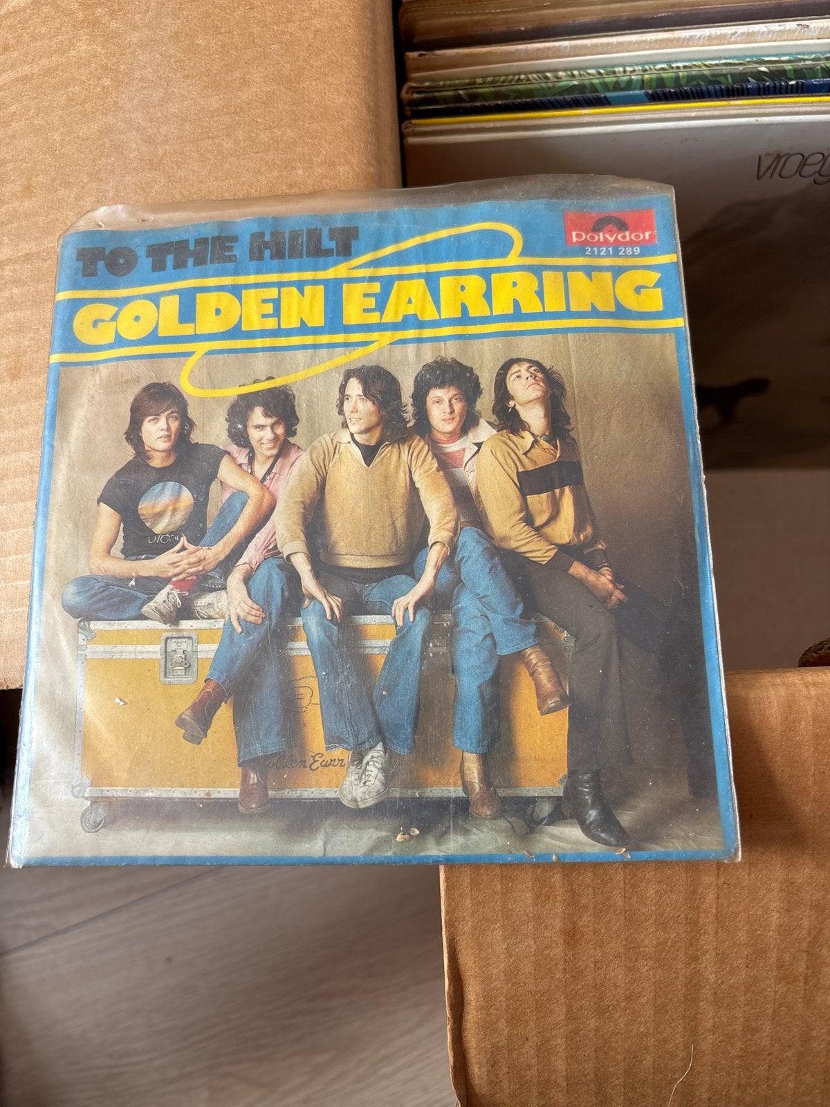 Golden Earring - To The Hilt (Vinyl Single), Gebruikt, 7 inch, EP, Rock en Metal