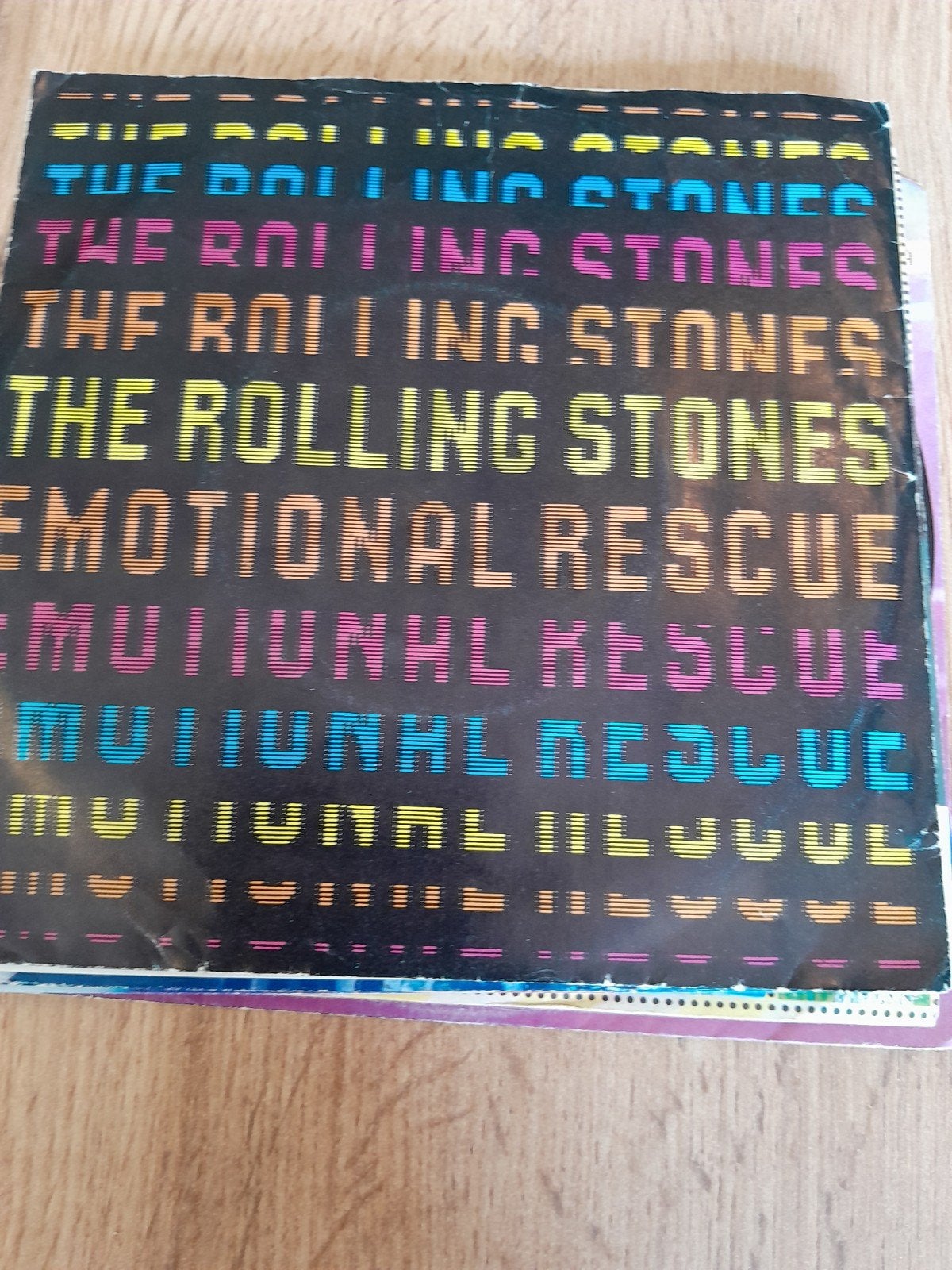 the rolling stones 7inch emotional rescue, Ophalen of Verzenden, Zo goed als nieuw, Pop