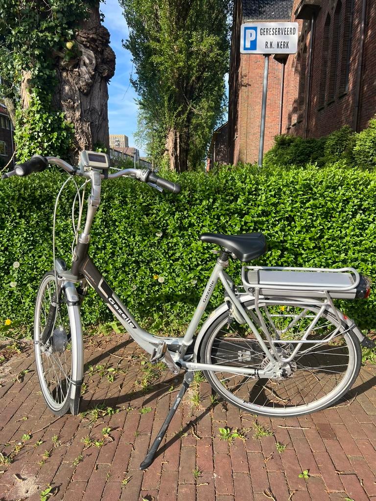 Elektrische Gazelle Excellent Innergy dames fiets - ZGAN, Ophalen, Zo goed als nieuw, 50 km per accu of meer, 55 tot 59 cm