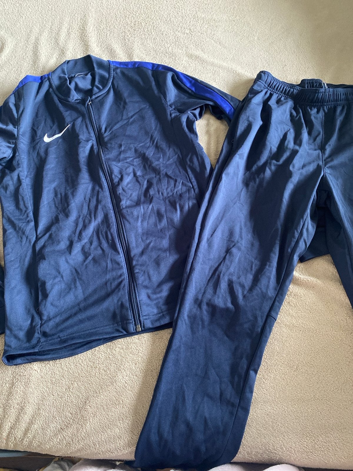 Nike trainingspak - Donkerblauw (Maat M), Ophalen of Verzenden, Zo goed als nieuw, Voetbal, Maat 48/50 (M)