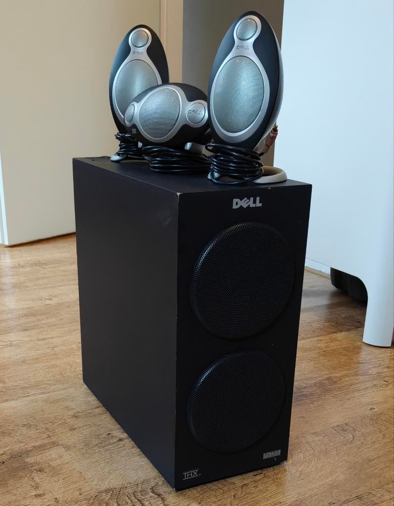 Dell Altec Lansing ADA 995 THX 5.1 (drie speakers), Audio, Tv en Foto, Luidsprekers, Ophalen, 120 watt of meer, Subwoofer, Overige merken