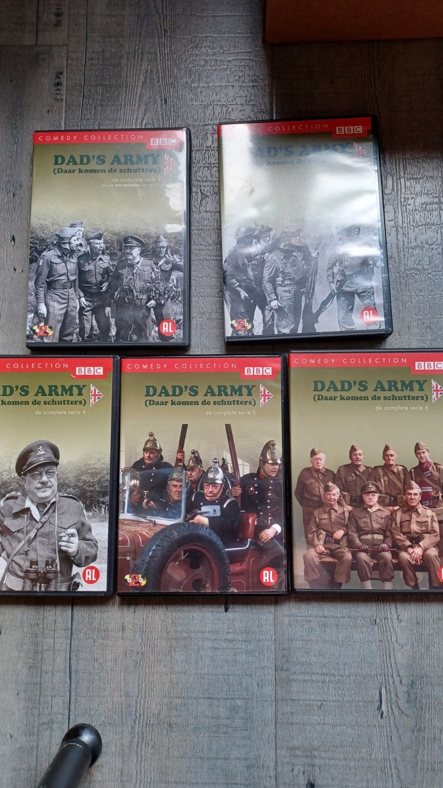 DVD's Dad's Army/ Daar komen de schutters 5 stuks, Engels, Alle leeftijden, Nederlands, Ophalen of Verzenden