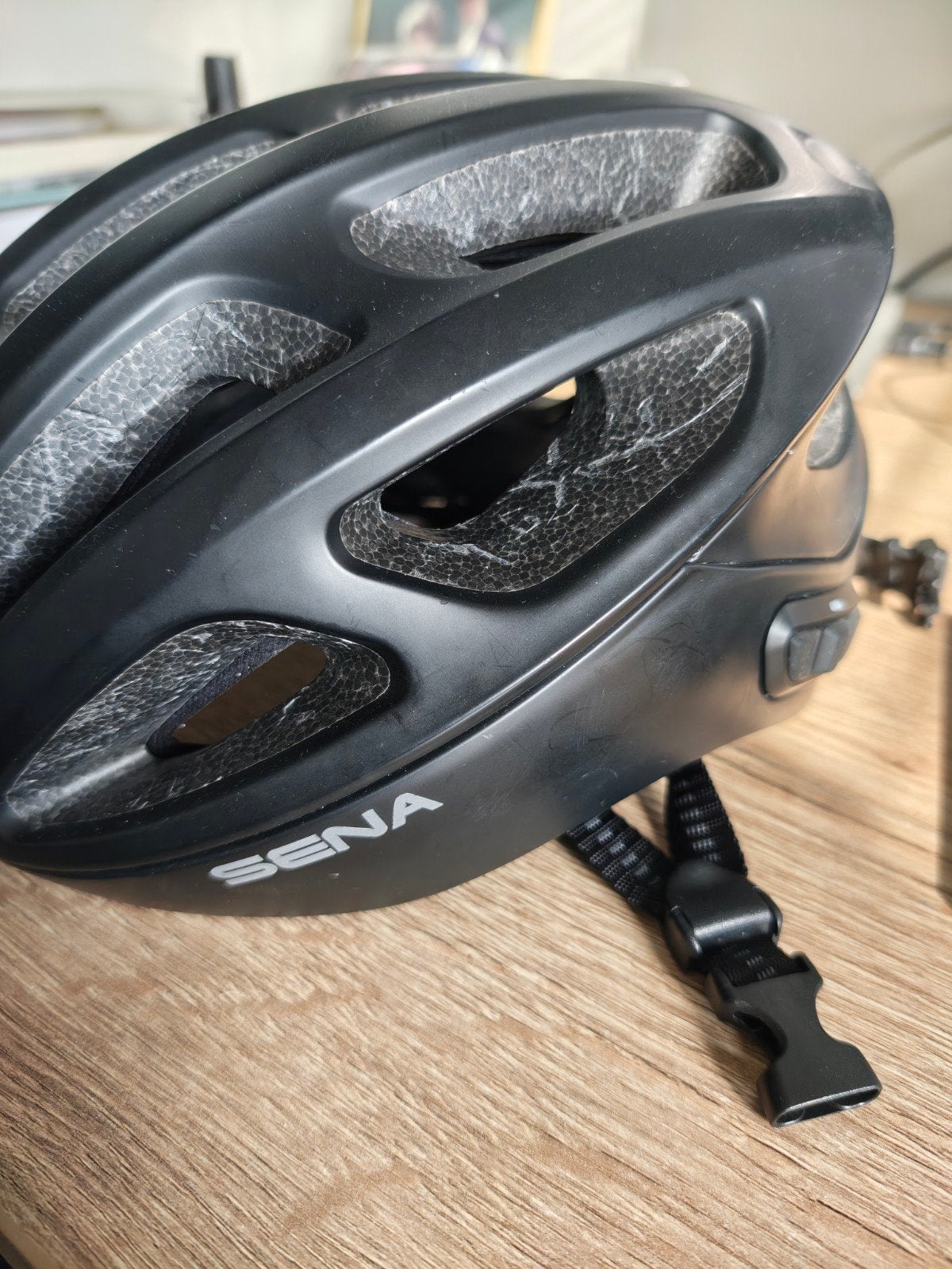 Sena R1 Smart Cycling Helmet - Zwart maat L, Sena, Gebruikt, Overige maten, Ophalen of Verzenden
