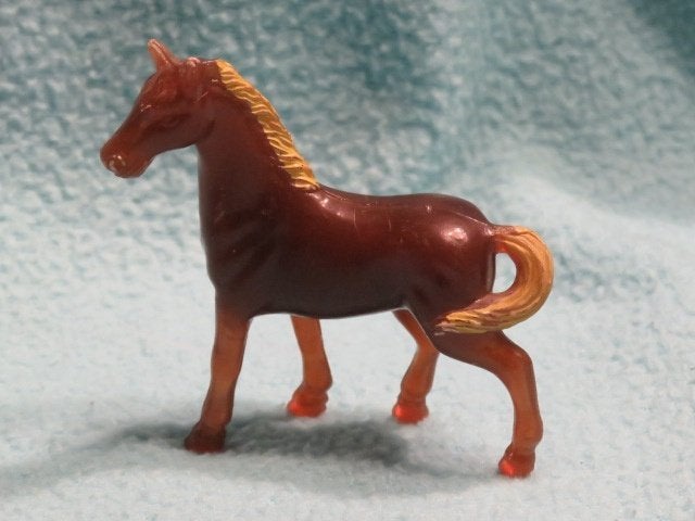 50 CENT OF GRATIS Hard plastic paard 6,5 cm hoog, Ophalen, Zo goed als nieuw, Jongen of Meisje